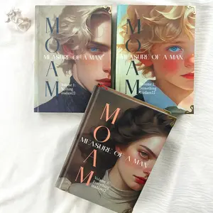 Measure Of A Man Book, Set 3 Volume Hardcover Collection, Full Series Bookbinding Edition, Romance Fanmade Books, Handmade Rebound Books
