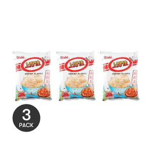 3Packs OISHI Shrimp Crisps - Tasty Seafood Snack, 2.82oz/Pack