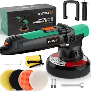 【DealsForYouDays】Car Buffer Polisher Kit, ETOOLAB 6 Inch Dual Action Polisher with 6 Variable Speeds,12MM Orbital Buffer Polisher, Orbital Buffer Polisher for Car Detailing, Waxing, Scratch Removing summerwins