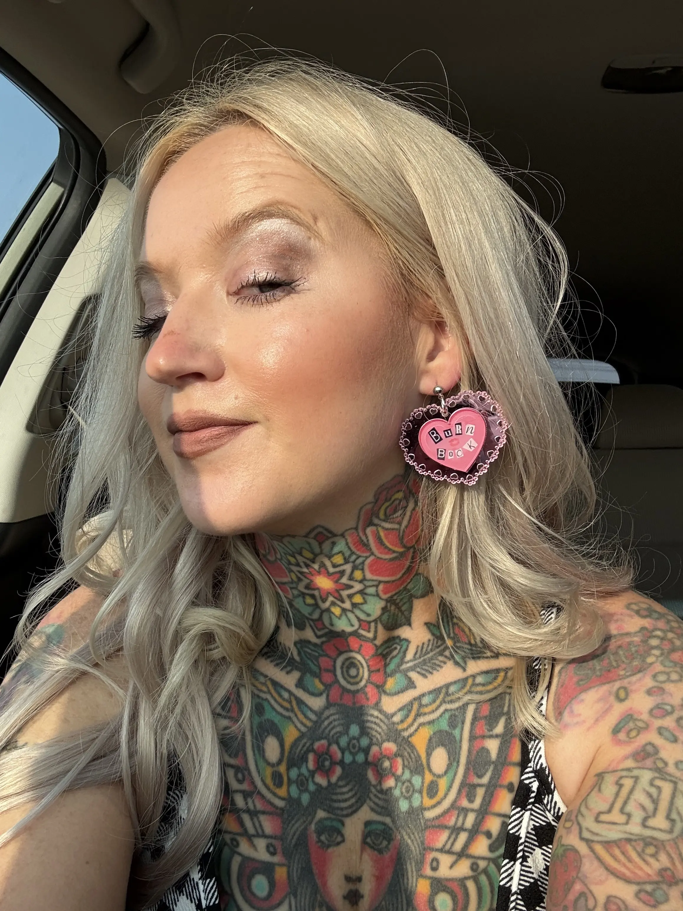 Burnbook Super Cute Burn Book Earrings from Mean Girls Playful Accessories for Any Outfit Add a Touch of Sass & Make a Statement