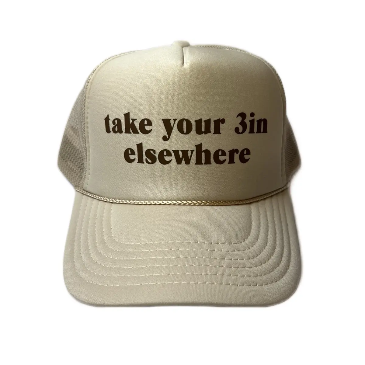 Take Your 3in Elsewhere Trucker Hat - Funny Trucker Hats