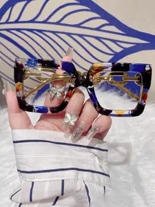 1pc Oversized Ultra-Light Optical Glasses – Eye Protection for Men & Women, Office & Computer Use