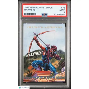 1993 Marvel Masterpieces Hawkeye #70 PSA 9