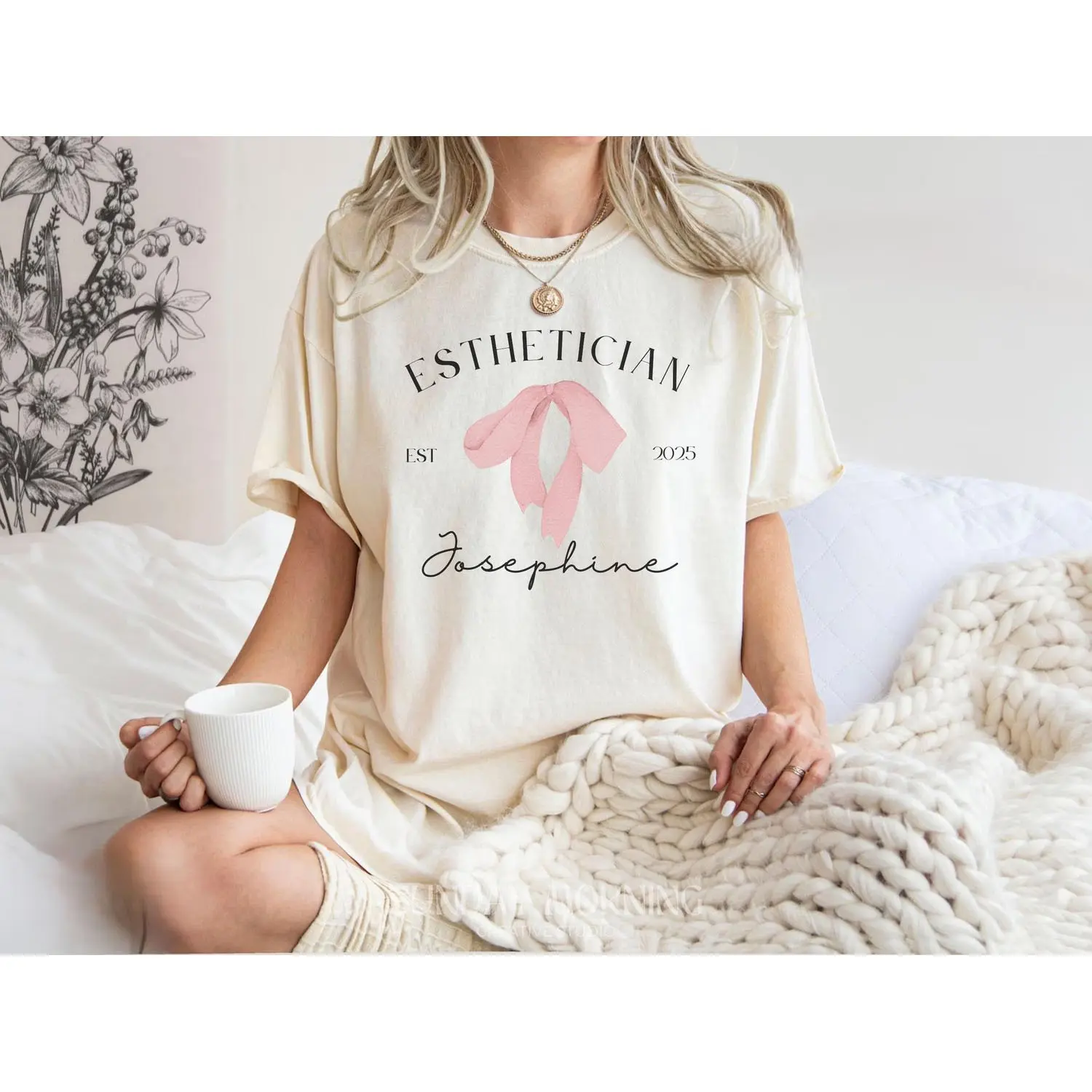 Personalized Esthetician Colors Shirt Custom Skin Therapist Tshirt Gift For Waxer Brow Artist Lash Tech Beauty Professional Shirts