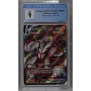 Pokemon 2021 Rapid Strike Urshifu VMAX 088/163 Battle Styles CGC 9