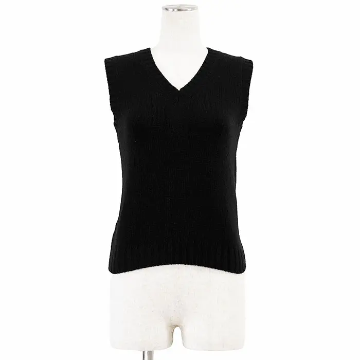 Pre-owned PRADA Others Small Leather Goods Wool Cashmere Knit Vest