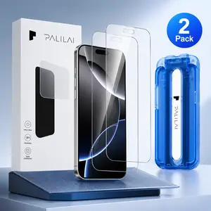 Privacy Tempered Glass for iPhone |   One-Click Installation |   2 Pieces with Application Tool |   Anti-Glare and Anti-Fingerprint |   Easy and Bubble-Free |   Hardness 9H