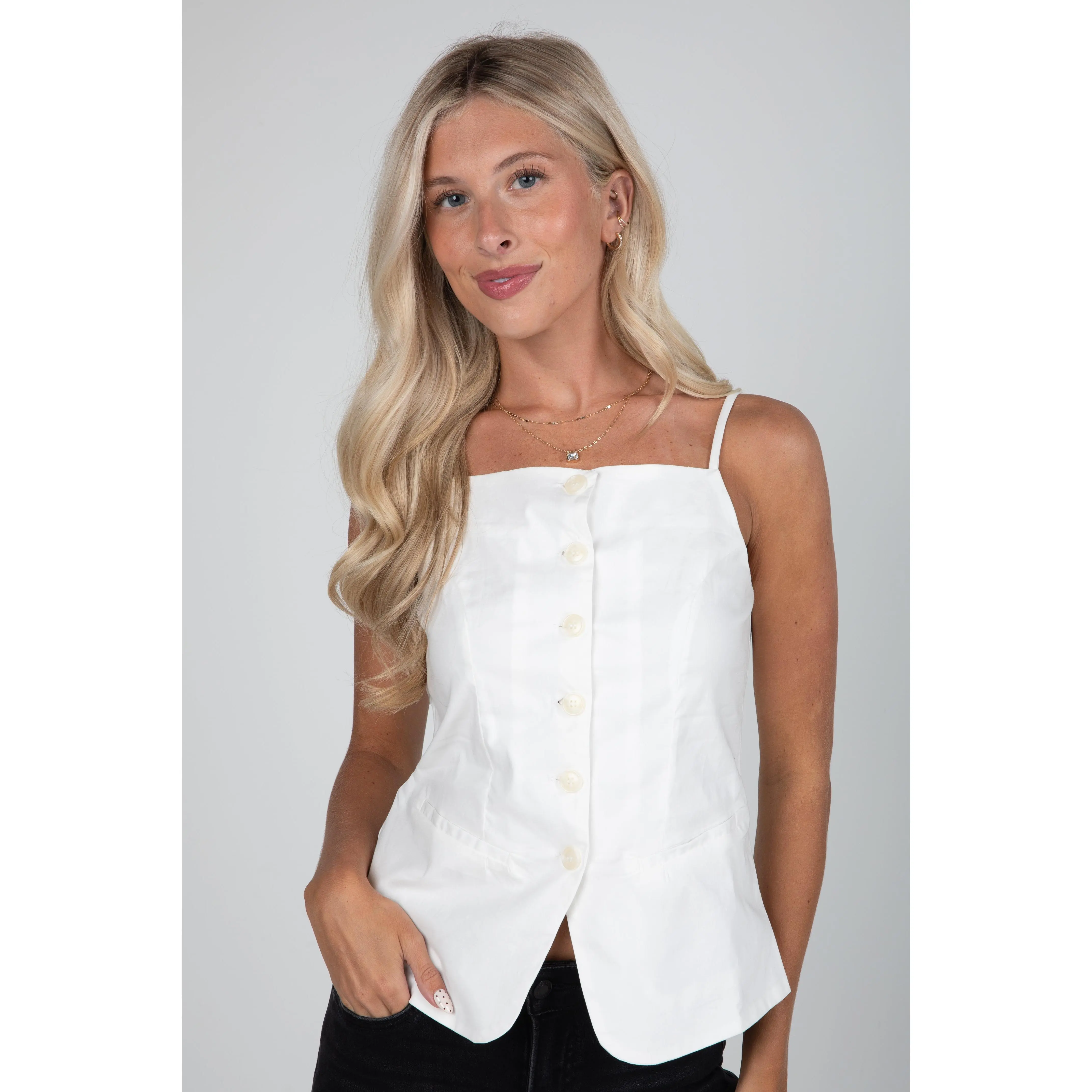 Own The Look Ivory Tank