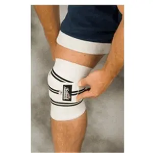 Schiek Sports  78 in. Schiek Heavy Duty Knee Wraps - White