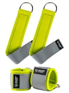 Gradient Fitness Ankle Straps (2 Pack) | Ankle Strap for Cable Machine, Ankle Bands for Working Out, Cable Ankle Strap, Cable Machine Attachment, Ankle Cable Attachments for Gym…