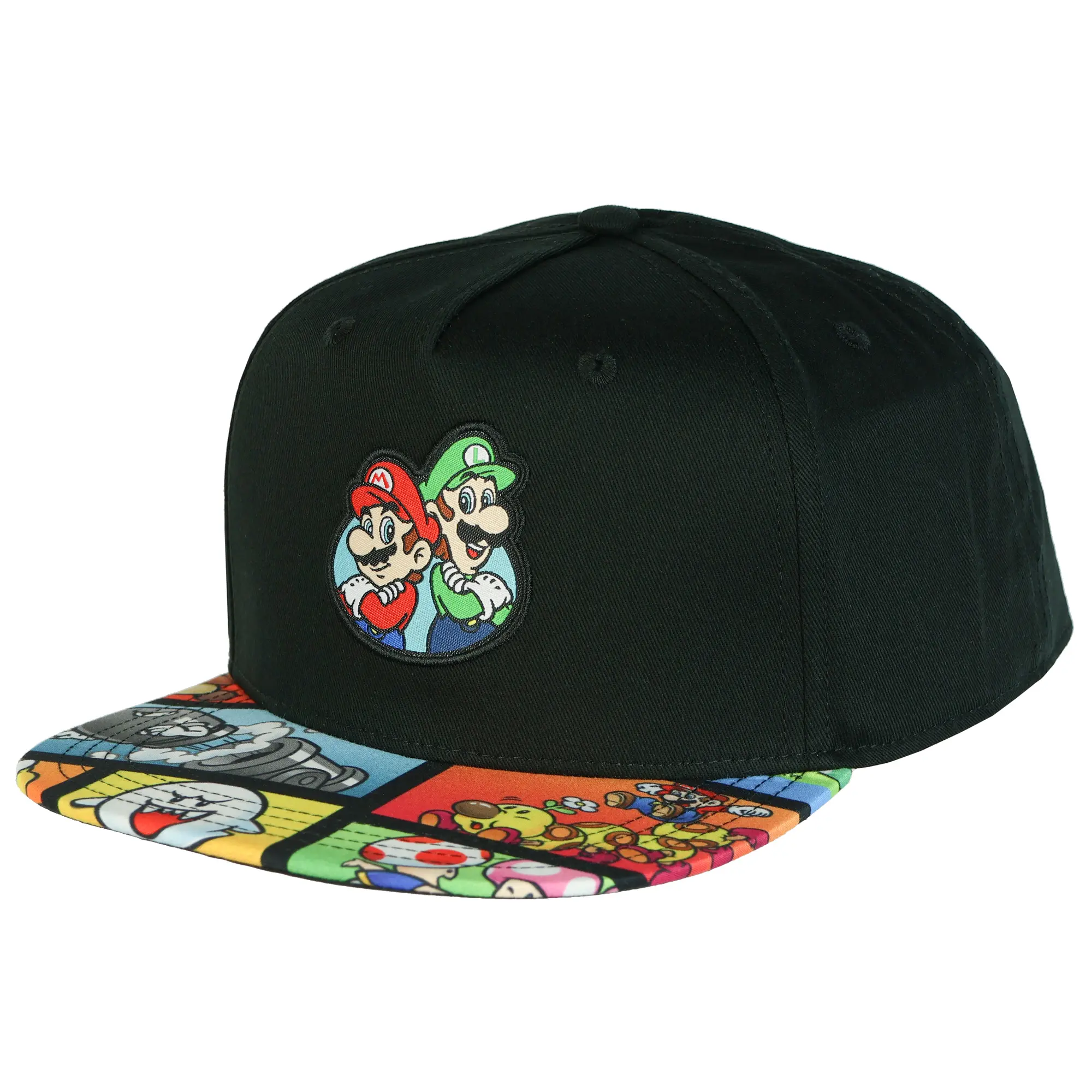 Nintendo Super Mario and Luigi Character Youth Flat Bill Adjustable Snapback Hat
