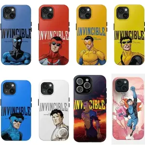 Invincible Super Hero Double-layer durable phone Case Compatible with iPhone 17, 16, 15, 14, 13, 12, 11, X & Galaxy