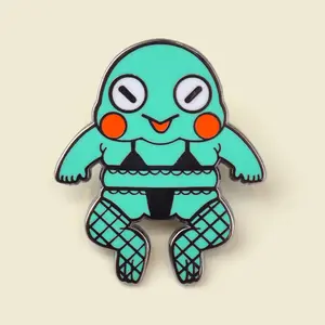 Lingerie Frog Pin