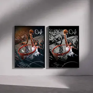 (No Frame) NYork OG Anunoby Complete Win Wall Poster, Basketball Poster Wall Art, Sports Room Decor, Gift for Men and Women, Made In USA