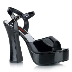 Demonia Dolly-09 Black Patent Sandals