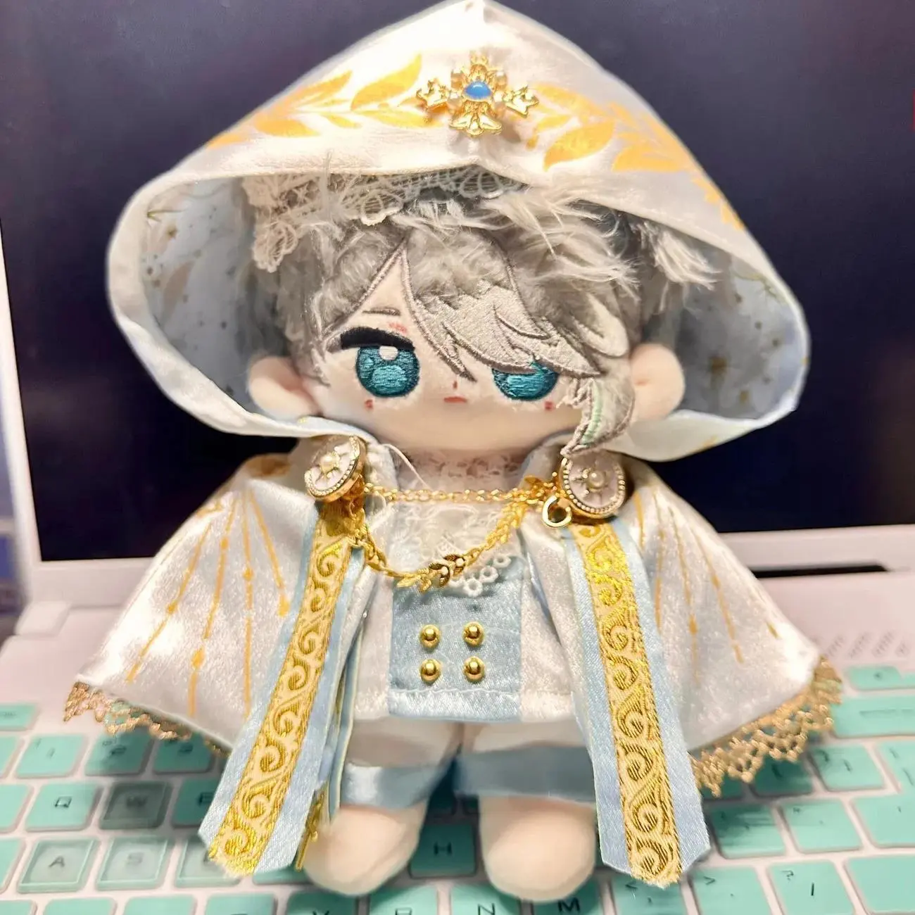 20cm Wizard Style Cotton Doll Clothes Handmade Magic Outfit Cute Plush Toy Costume for 20cm Dolls