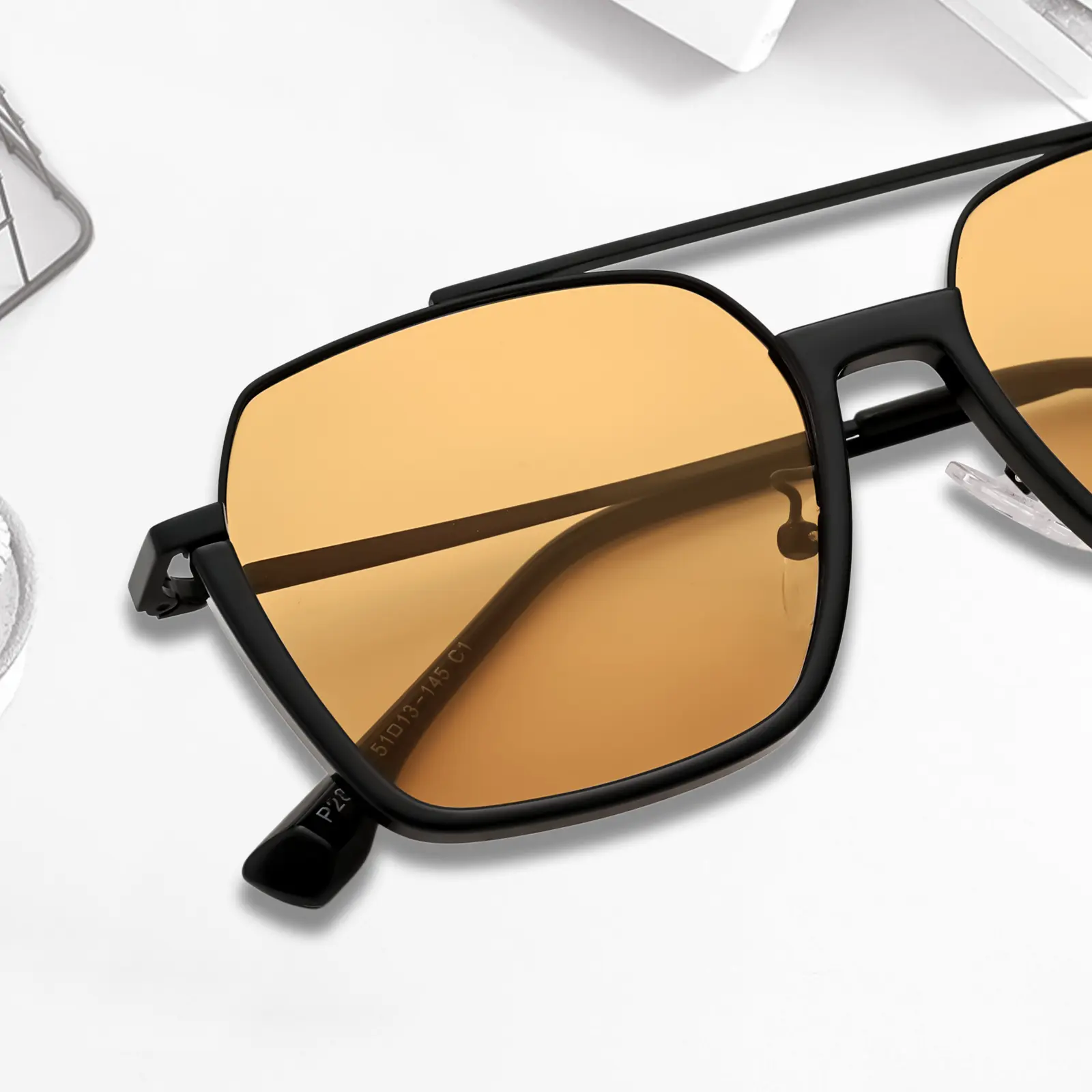 iKeely Eyewear Retro Oversized Aviator Sunglasses for Women 