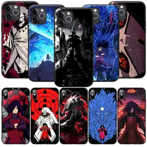 SA165 uchiha madara Anime Soft Case for iPhone 16 15 14 13 7 8 Pro Max Mini Plus