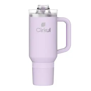 Cirkul 40oz All-Day StrawSip Double-Wall Insulated Stainless Steel Tumbler with Handle
