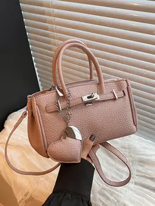 Women's Fashion Shoulder Bag, Quilted Handbag, Elegant Minimalist Handbag, Casual Plain Daily Use, Stylish Versatile Urban Style Handbag, Perfect for Women, Flap Square Bag, Stylish Square Bag, Casual Crossbody Bag