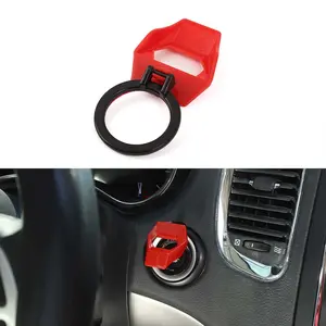 For 2011+ Dodge Charger/2015+ Challenger/2018+ RAM/2014+ Durango/2012+ Journey/2011+ Chrysle 300C Car Engine Start Push Button Switch Trim Cover