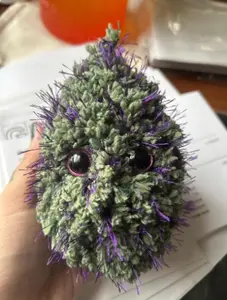 Crochet Nug Plush, Funny Desk Decor, Handmade