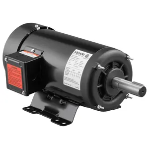 VEVOR 5 HP Electric Motor, 1725RPM Air Compressor Motor, CW/CCW Rotation, 1.125 inch Shaft Diameter, 2.75inch Shaft Length, 20.7N. m Torque, Three-Phase, TEFC Cooling, 230V/460V, 184T Frame