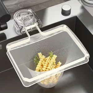 100 pieces - Disposable Mesh Sink Filter Bags - For Efficient Food Waste and Debris Capture, Easy to Clean, Suitable for Most Sink Filters, Kitchen Sink Accessories, Kitchen Sink Filter Bags, Debris Catch Bags, Easy-Clean Material, Sink Drain Strainer