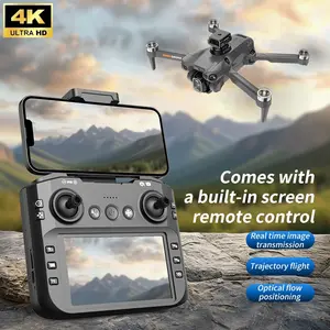 RC Drohe with 4K Dual Camera ObstacleAvoidance Foldable FPV Drone Long FlightTime for Beginners