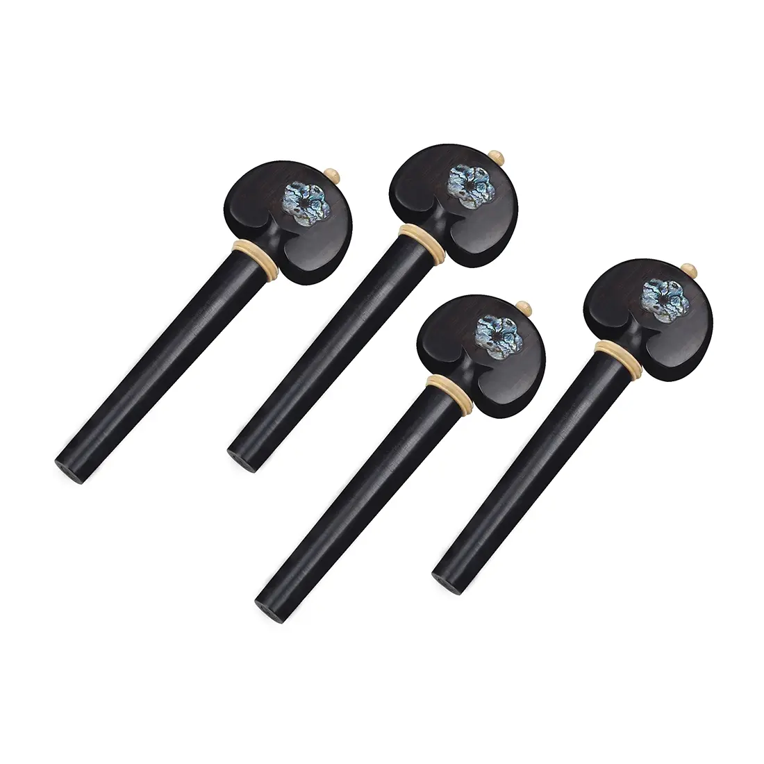Handcrafted High-Quality Violin Tuning Pegs Made of Abalone Shell, Elegant Musical Instrument Accessory for Classical Music Enthusiasts