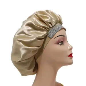 Luxury Bedazzled Hair Bonnets for Smooth, Frizz-Free Hair - Ultimate Protection