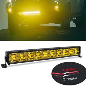 LED Light Bar 22 Inch 60W Led Off Road Lights Lighting Accessories Dual Row Yellow Spot Led Off Road Driving Lights