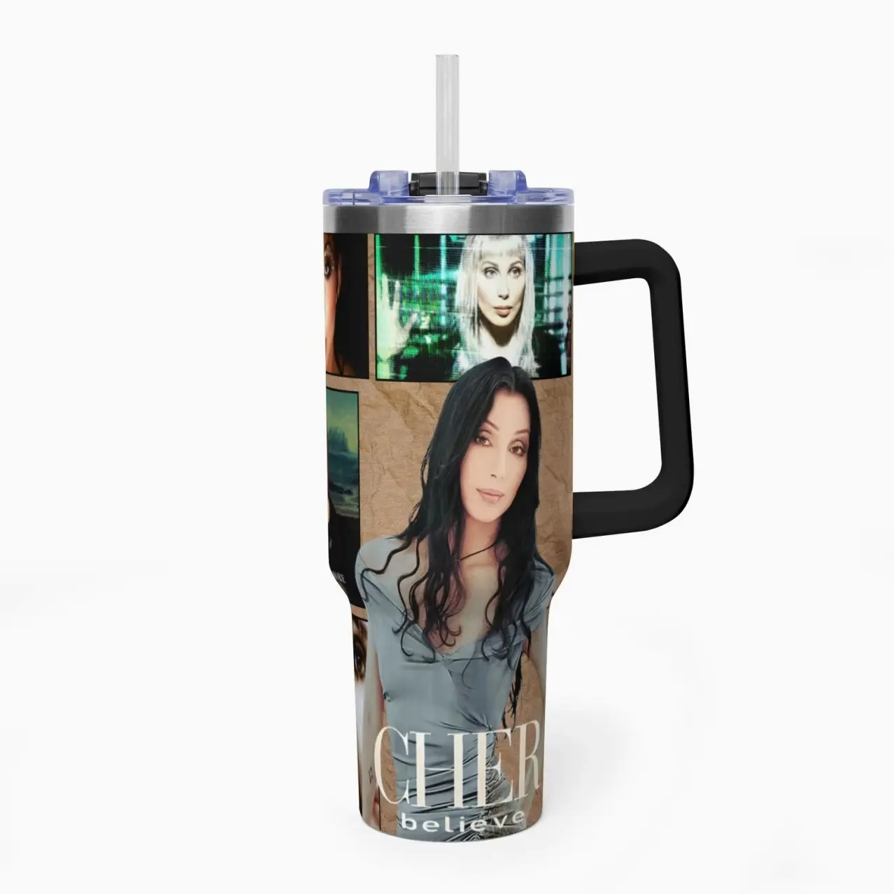 [ New Drop ] Legend Goddess Of Pop Tumbler 40oz, Retro Music Icon Travel Mug, Pop Diva Fan Gift, Stainless Steel Vacuum Travel Cup