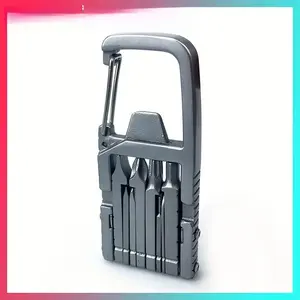 12 in 1 Multifunctional Folding Tool 1/4 Sets Stainless Steel Combination Tool & Portable Outdoor Bottle Opener & Kitchen Utensils & Gadgets