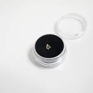 Cupid’s Arrow Open Heart Real 18k Gold Tooth Charm