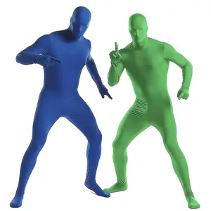 Photography Studio Chroma Key Suit - Green Screen Clothing for Invisible Effects, Filming Green Background, and Image Separation