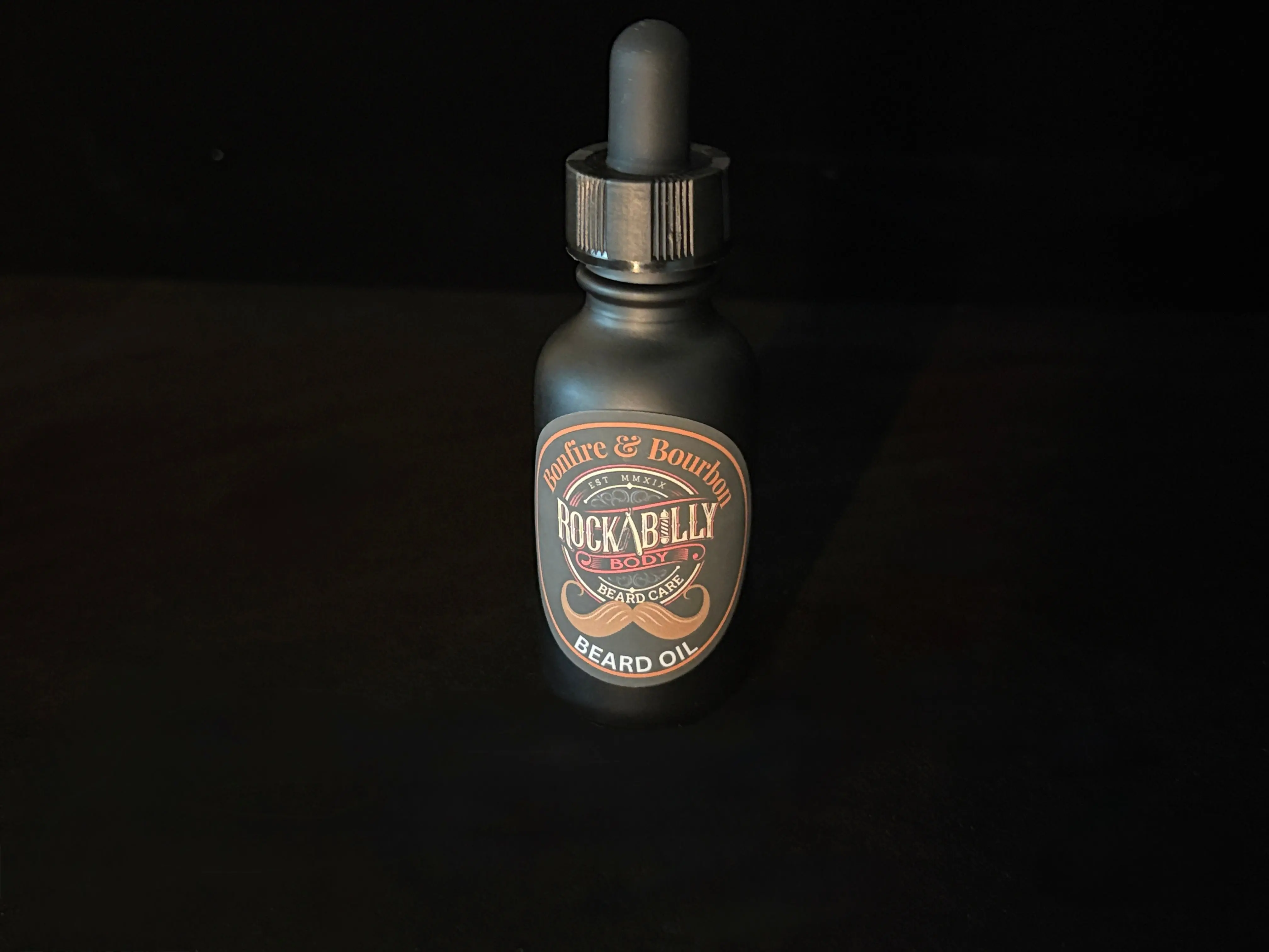 Bonfire & Bourbon Beard Oil — Smoky Whiskey & Wood | 1 fl oz