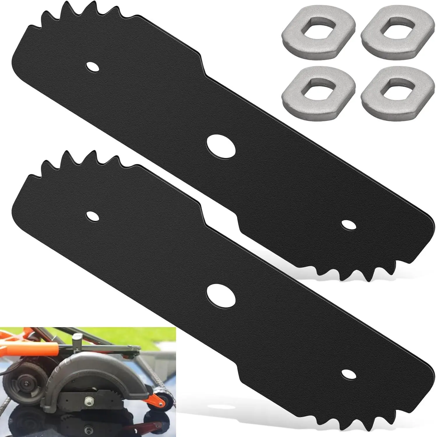 7-1/2-inch Heavy-Duty Edger Replacement Blade EB-007 CMEED400 243801-02 Compatible with Craftsman Edger for Detailed Edging
