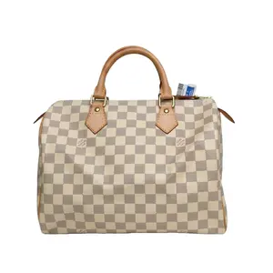 Pre-owned Louis Vuitton 【Diz】Speedy 30 without Shoulder Strap White