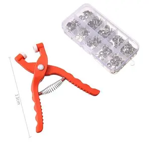 Safety Eye Tool,Safety Eye Snapper Tool,Safety Eye Tool for Amigurumi, Safety Eye Pliers Tool Auxiliary Tool,Eye Snapper Crochet Tool,5-30mm Animal Eyes Making Supplies DIY (1 Tool + 400 Buttons),dealsforyoudays