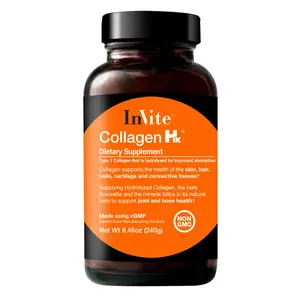 Invite Collagen Hx Dietary Supplement with Type I Collagen Peptides, Boswellia Extract, and Naturally Sourced Silica