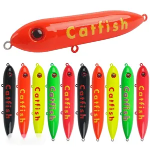 Catfish Rattling Line Float Lure For Catfishing Spook Rattle/floats Dragon Style Peg Floats Santee Rig Fishing 5.5inch 5/10 Pack