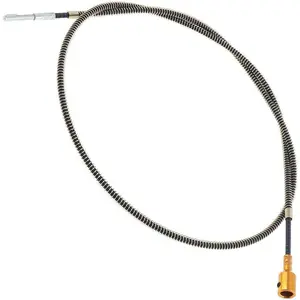 Flexible Shaft Inner Core Replacement for Hanging Motor Flex Shaft Units, 3.2Ft / 8mm Chuck, Spring for Polishing, Engraving, Grinding
