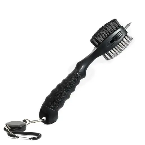 Golf Club Cleaning Brush, Portable Double-sided Golf Club Brush, Professional Golf Club Cleaning Tool for Home & Outdoor, Golf Accessories, Golf Tools