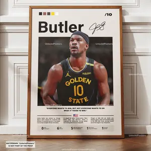Jimmy Butler Golden State Warriors Poster, NBA Basketball Print, MVP Style Wall Art, Basketball Gift, Warriors Decor, Butler Print, Artwork