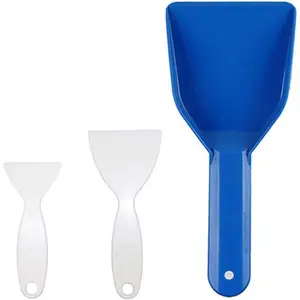 Set of 3 Plastic Refrigerator Ice Shovel Ice Scraper Snow Remover Cleaning Freezer Frost Shovel Ice Remover Scoop