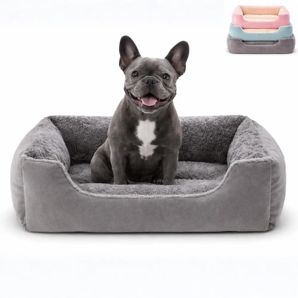 Dog Bed & Cat Bed Calming Sleeping Bed - Super Soft, Warm Mat Pad Kennel for Puppies & Cats