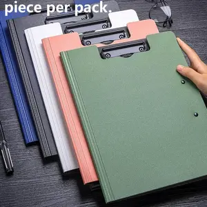 A4 File Folder, 1 Count Multi-purpose File Clipboard, Memo Clipboard, Double Clip Test Paper Storage Organizer, Document Organizer, School Supplies, Office Supplies