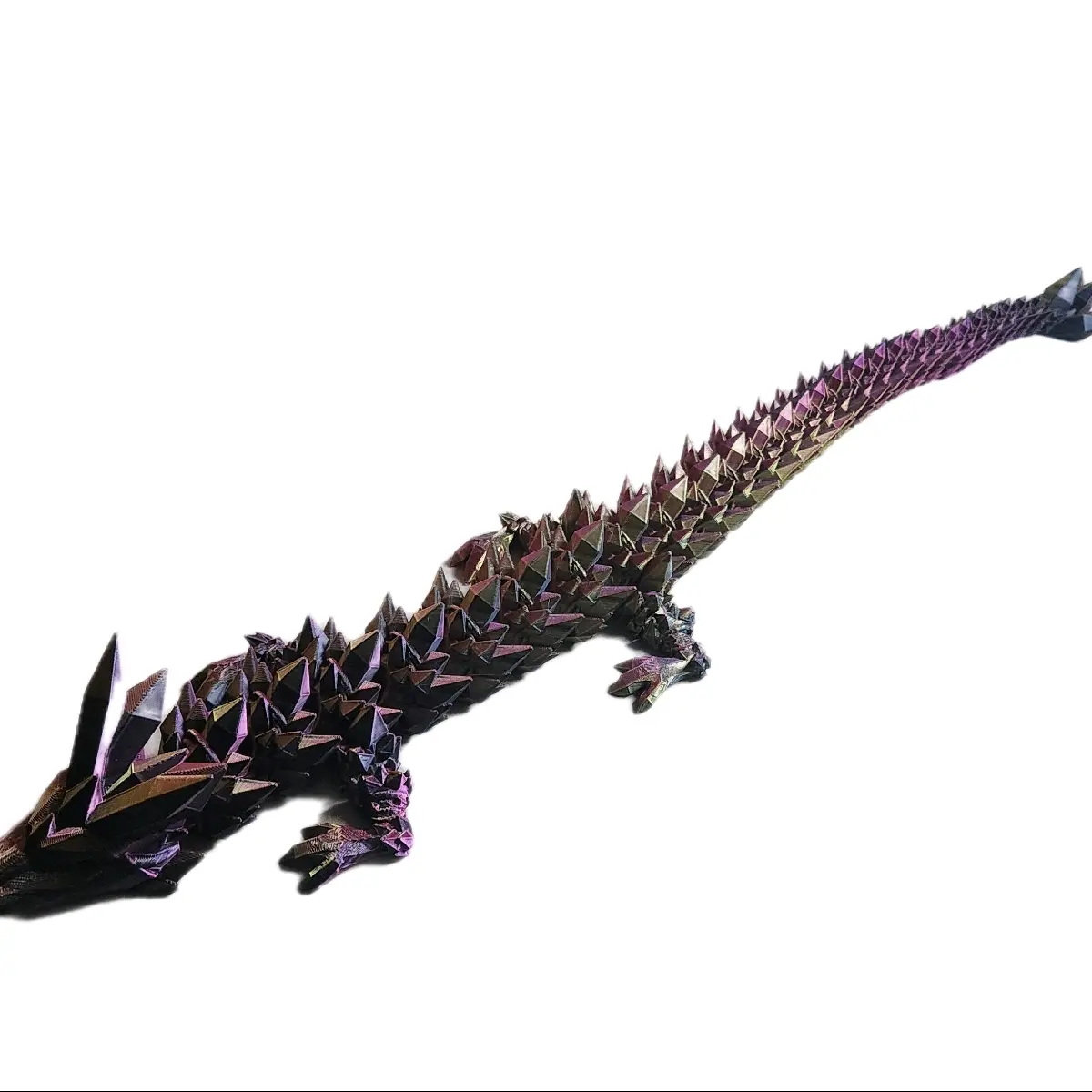 24" 3D Crystal Dragon Decor