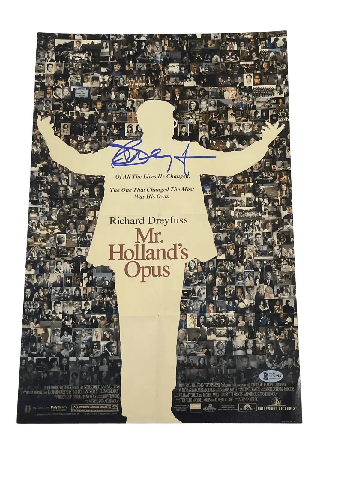 Richard Dreyfuss Authentic Autographed 12x18 Photo Poster